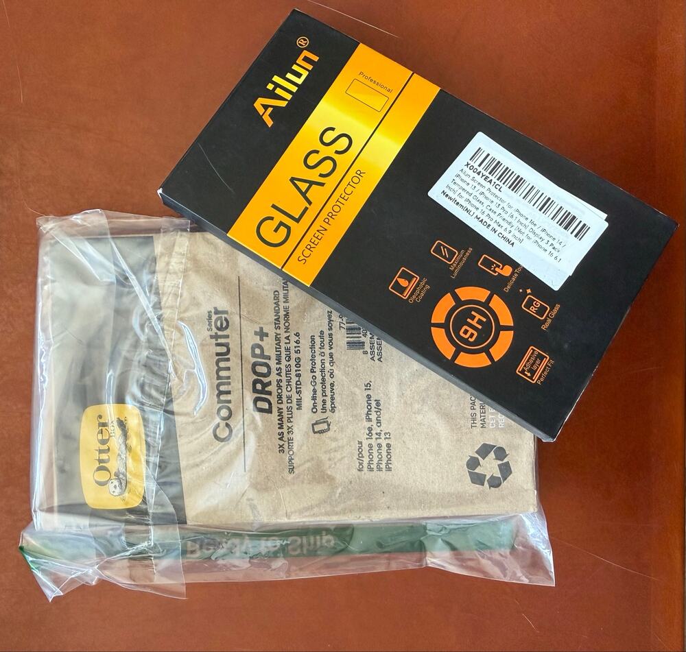 OtterBox Commuter Series Drop+ Case + Ailun Tempered Glass Screen Protector New